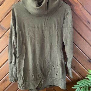 Merona Olive Green Cowl Neck Sweater